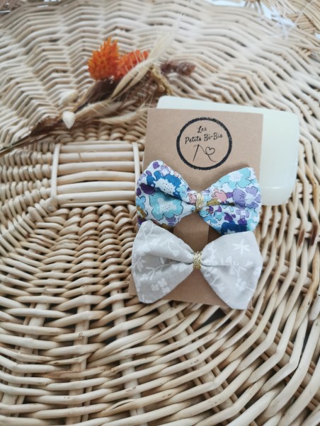 Duo de barrettes printemps