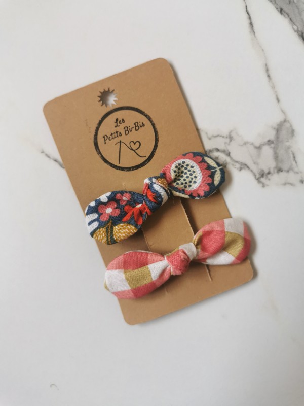 Duo de Barrettes Noeuds