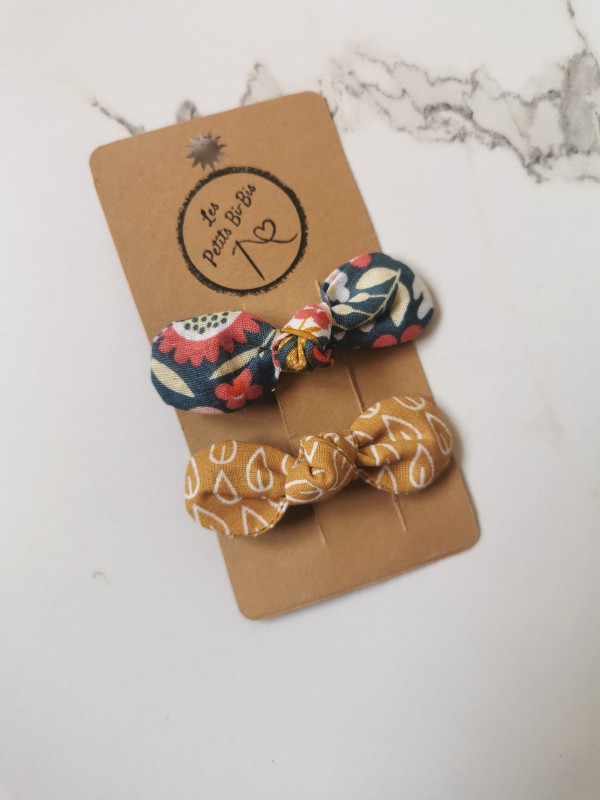 Duo de Barrettes Noeuds