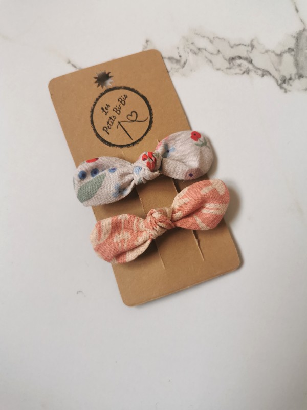 Duo de Barrettes Noeuds