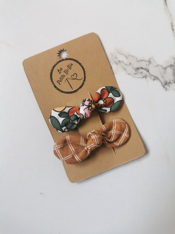 Duo de Barrettes Noeuds