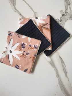 Lot de 4 carrés démaquillants