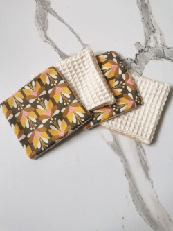 Lot de 4 carrés démaquillants