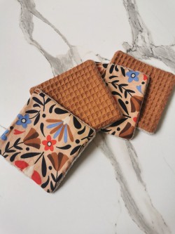 Lot de 4 carrés démaquillants