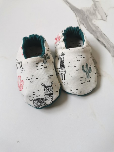 Chaussons de naissance réversibles