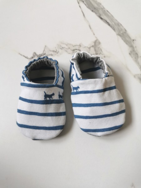 Chaussons de naissance réversibles