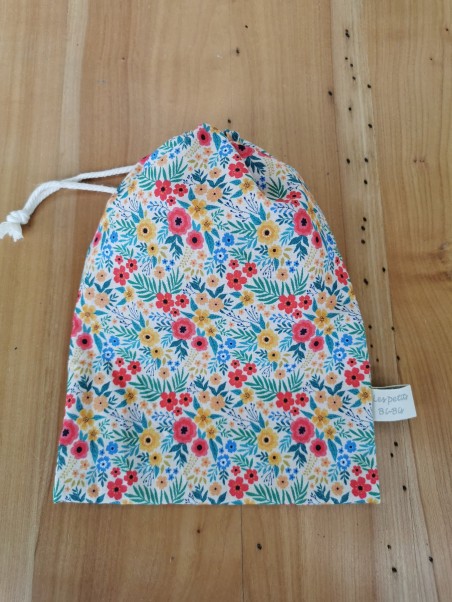 Petite pochette cadeau Fleurs des champs