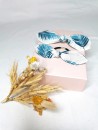 Lot de 2 Noeuds Maxi/Mini Feuillage bleu