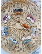 Duo de barrettes noeuds